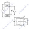 Чертеж подшипника 100DC67170A