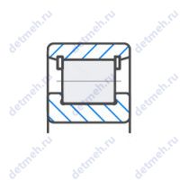 Чертеж подшипника N40000S04H100