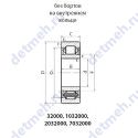 Чертеж подшипника 1032868М