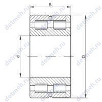 Чертеж подшипника NNC4880V