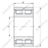 Чертеж подшипника NNCL4880V