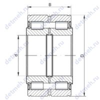 Чертеж подшипника NNF5018 V
