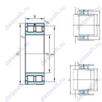 Чертеж подшипника NNP4952V