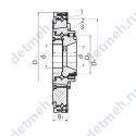 Чертеж подшипника 20.025