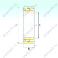 Чертеж подшипника NNU 4948 SPW33