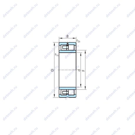 Подшипник NNU49/560KW33M чертеж