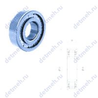 Чертеж подшипника NU2306F