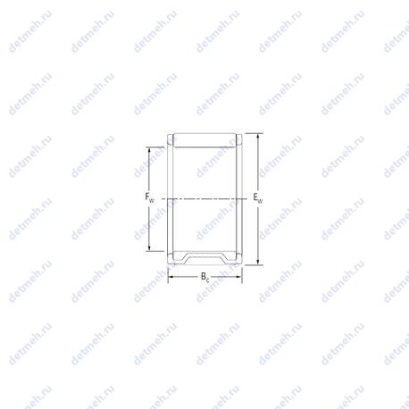 Подшипник 28VU3820 чертеж