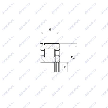 Подшипник NUPK2205S6NC3 чертеж