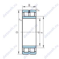 Чертеж подшипника PSL 512-6