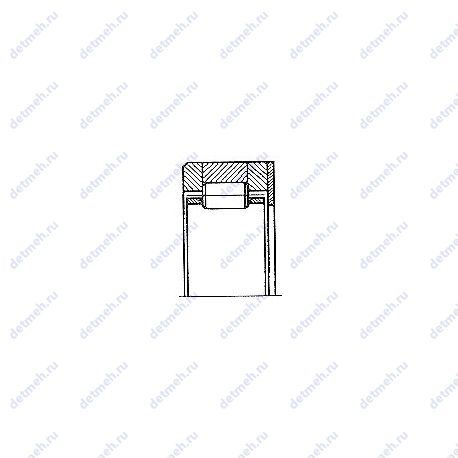 Подшипник NUB 211 ECJ чертеж