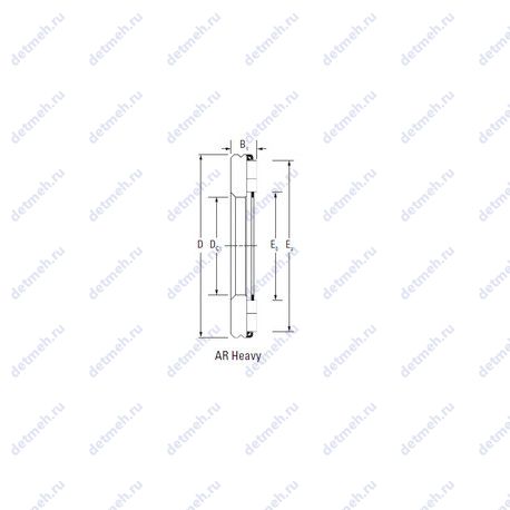 Подшипник AR 11 40 78 чертеж