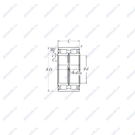 Подшипник RS-5034 чертеж