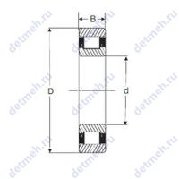 Чертеж подшипника RXLS 4.1/2