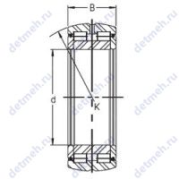 Чертеж подшипника SL05 044 E
