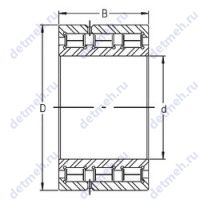 Чертеж подшипника SL11 922