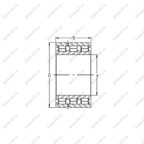 Подшипник SL11 928 чертеж