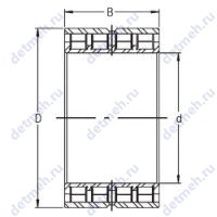 Чертеж подшипника SL15 920