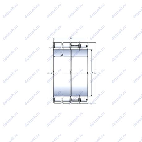 Подшипник STF1270RV1612g чертеж
