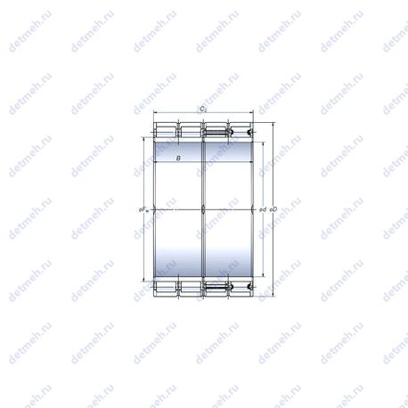 Подшипник STF800RV1014g чертеж