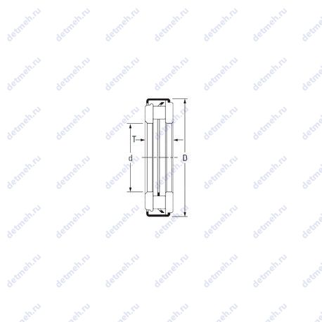 Подшипник ARZ 10 30 48 чертеж