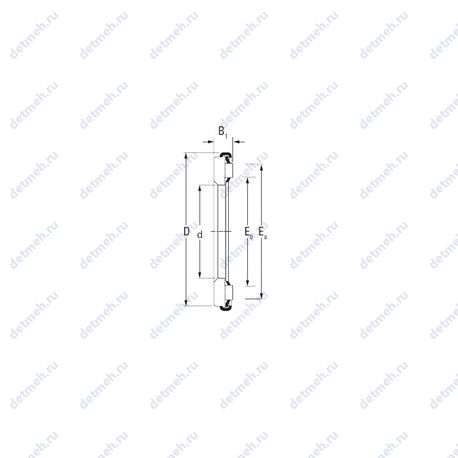 Подшипник AX 4 12 26 чертеж