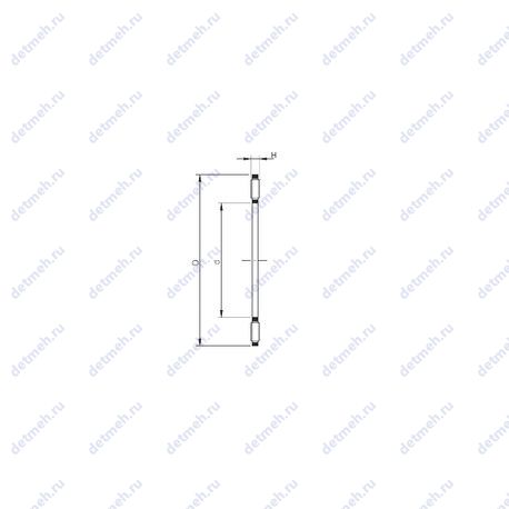 Подшипник AXK 0619 чертеж