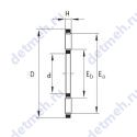 Чертеж подшипника AXK200X246X5