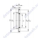 Чертеж подшипника AXW 10