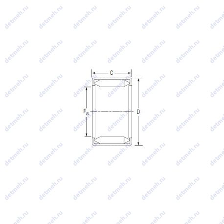 Подшипник B1816A чертеж