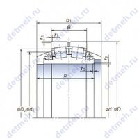 Чертеж подшипника 1200SLPT1751