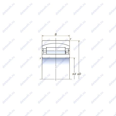 Подшипник 170RUB41 чертеж