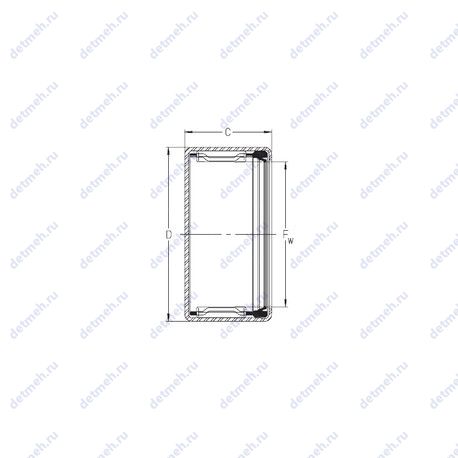 Подшипник BCH79P чертеж
