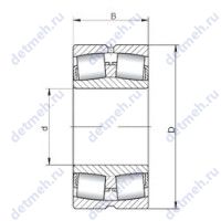 Чертеж подшипника 21310W33