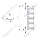Чертеж подшипника BF5015