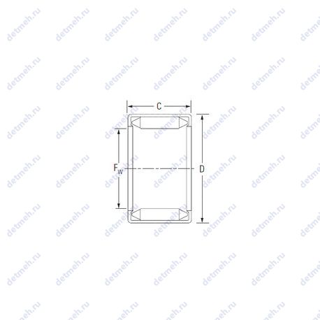 Подшипник BHM3518 чертеж