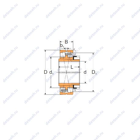 Подшипник 22244 ACKMBW33+H3144X чертеж