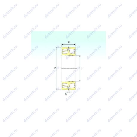 Подшипник 22311 KVA чертеж