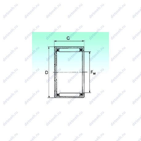 Подшипник BK 6012 чертеж