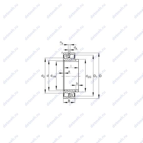 Подшипник 22352-E1A-K-MB1 + AH2352G чертеж