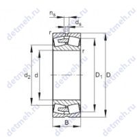 Чертеж подшипника 22352-E1A-MB1