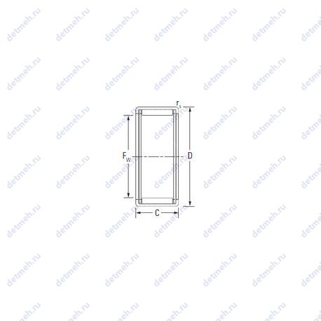 Подшипник BSM5514BJ-2 чертеж