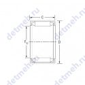 Чертеж подшипника BT1210