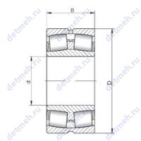 Чертеж подшипника 231/750W33