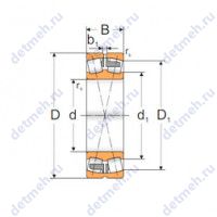 Чертеж подшипника 23236KMA