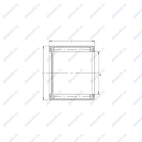 Подшипник CS1516 чертеж