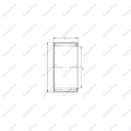 Подшипник CSN2816 чертеж