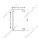 Чертеж подшипника DL 30 20