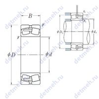 Чертеж подшипника 240/1320CAE4