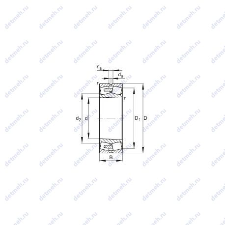 Подшипник 24064-E1A-K30-MB1 чертеж